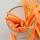 Темно-оранжевого цвета мороженое из полимерной глины украшение для ногтей для модного ухода за ногтями X-CLAY-Q132-59-1