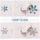 Ensembles de fabrication de boucles d'oreilles pendantes Sunnyclue DIY DIY-SC0009-40P-7