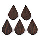 Pendentifs en bois de wengé naturel WOOD-T023-82-1