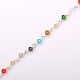 Handmade Bicone Glass Beads Chains for Necklaces Bracelets Making AJEW-JB00048-08-1