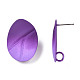 Accessoires de puces d'oreilles en fer peints au spray IFIN-N008-021B-3