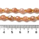 Chapelets de perles de sunstone naturelle naturelles G-H297-C14-01-4