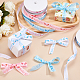 PandaHall Elite Baby Shower Ornaments Decorations Word Baby Printed Polyester Grosgrain Ribbons OCOR-PH0001-11-6