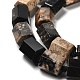 Natural Fossil Coral Beads Strands G-Q1003-03A-3