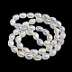 AB Color Plated Electroplate Transparent Glass Beads Strands EGLA-G037-13A-AB02-3