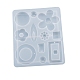 Diy cuelga los accesorios del pendiente moldes de silicona DIY-D049-15-5