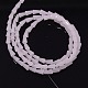 Imitation Jade Glass Faceted Cone Beads Strands GLAA-F023-C01-3