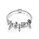 TINYSAND 925 Sterling Silver Gift for Wife Bracelet TS-Set-071-21-1
