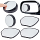 CHGCRAFT 2 Sets 2 Style Glass Rearview Mirror AJEW-CA0001-75-1