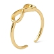 Brass Cuff Rings RJEW-L100-004G-2