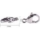 PandaHall Elite 20pcs Stainless Steel Lobster Claw Clasps Size 13x8x4mm for Jewelry Making Findings Value Pack STAS-PH0002C-01P-NF-2