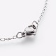 304 collane di perline rosario in acciaio inox NJEW-F240-06GP-4