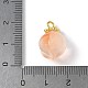 Персиковые непрозрачные 3d фруктовые подвески из смолы RESI-V002-03C-3