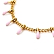 304 Stainless Steel Enamel Curb Chain Necklaces & Bracelet Set SJEW-JS01218-9