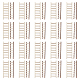 Gorgecraft 40 pièces mini escabeaux en bois meubles de fée ornement de jardin échelle bricolage artisanat maison escalier accessoires de jardin féerique pour accessoires de scène maison de poupée bricolage décor paysager AJEW-GF0006-07-1