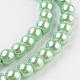 Eco-Friendly Dyed Glass Pearl Bead Strands HY-A008-6mm-RB008-3