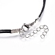 Chinese Waxed Cotton Cord Pendant Necklaces NJEW-JN02304-01-4