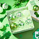 Dekorationen mit Kugelanhängern aus Kunststoff und Polyester zum Thema St. Patrick's Day AJEW-WH0299-34-8