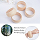 Unfinished Wood Plain Bangle for Women BJEW-WH0018-18-6