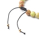 Natural Mixed Stone Braided Bead Bracelets BJEW-JB06604-7