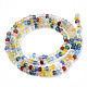 Transparent Glass Beads Strands GLAA-N041-004-2