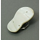 アワビ/パウアシェルペンダント  真鍮製のペンダントのセッティングで  鉛フリーとニッケルフリー  靴  カラフル  サイズ：幅さ約23.5mm  長さ39.5mm  穴：5mm SSHEL-B001-173-2