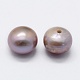 Perlas naturales abalorios de agua dulce cultivadas PEAR-P056-039-2