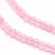 Chapelets de perles en quartz rose naturel G-F509-28-2mm-3