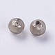 Perles vernissées de feuille en argent manuelles LAMP-J089-P02-2