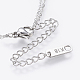 (продажа фабрики ювелирных изделий) 304 многоуровневое ожерелье из нержавеющей стали NJEW-I218-10-3