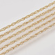 Soldered Brass Covered Iron Rope Chains CH-S125-07A-LG-1