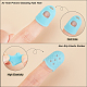 AHANDMAKER 2 Bags 2 Styles Silicone Sewing Thimble Finger Protector SIL-GA0001-02-5