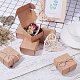 PandaHall Elite 60pcs Cube Gift Wrapping Kraft Paper Box Handmade Paper Accessories Soap Box for Earring Small Jewelry Crafting PH-CON-WH0036-01-6