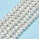 Fili di perle di perle d'acqua dolce coltivate naturali PEAR-A005-01A-2