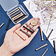 Nbeads 20Pcs 5 Colors Alloy Cord Ends FIND-NB0004-01-3