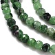 Natural Ruby in Zoisite Beads Strands G-L587-A01-01-2