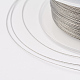 スチールワイヤー  銀  ステンレス鋼色  0.4mm TWIR-E001-0.4mm-3