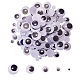 1000pcs 5 Stil schwarz-weiß wackeln Kulleraugen Cabochons DIY Scrapbooking Bastelspielzeug Zubehör KY-CJ0001-44-1