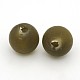 Perles en verre d'argent feuille manuelles D388-14mm-05-2
