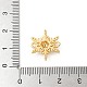 Шармы-соединители из латуни с микропаве из кубического циркония KK-U053-06G-3
