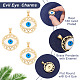 Arricraft 8 Uds. Amuletos de ojos malvados KK-AR0002-79-4