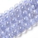 Dentelle bleu brins ronds agate perles naturelles G-F289-27-8mm-3