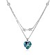 925 Sterling Silver Necklaces NJEW-BB30721-A-1