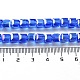Electroplate Glass Beads Strands EGLA-R030-6x6mm-12-2