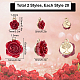 Sunnyclue 40 pièces 2 pendentifs en alliage de placage de support de style saint valentin KY-SC0001-60-2