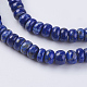 Filo di Perle lapis lazuli naturali  G-I185-03-4x6mm-3