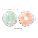 210pcs 6 couleurs perles acryliques transparentes TACR-LS0001-03-3