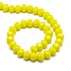 Opaque Solid Color Crystal Glass Rondelle Beads Strands EGLA-F047A-06-3