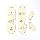 Set di stampi per maglieria guanti di legno DIY-WH0240-44-1