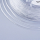 丸い日本の弾性クリスタルストリング  弾性ビーズ糸  ストレッチブレスレット作り用  透明  0.6mm  約16.4ヤード（15m）/ロール X-EW-G008-01-0.6mm-2